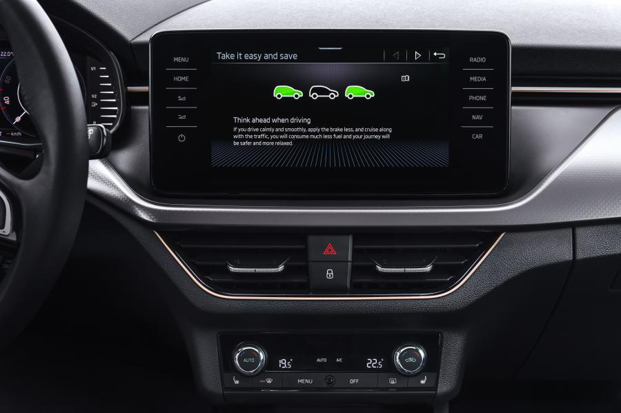 Детали интерьера Skoda Kamiq 2019 года  (WW) (фото 79 из 217)